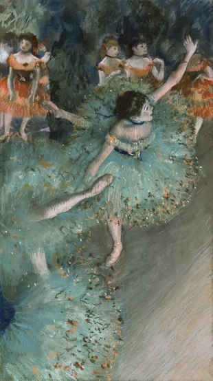 'Swaying Dancer (Dancer in Green)' Degas