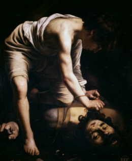 'David and Goliath' Caravaggio