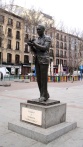 Statue of Federico García Lorca, Plaza de Santa Ana