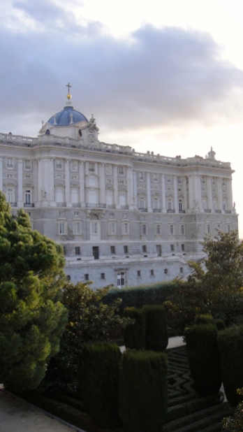 Jardines de Sabatini, Palacio Real