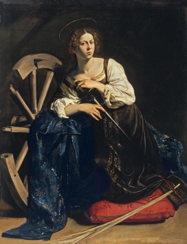 'St. Catherine of Alexandria' Caravaggio